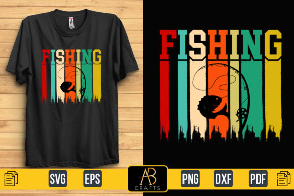About Fishing Sublimation Shirt Design: Graphics & Print Templates