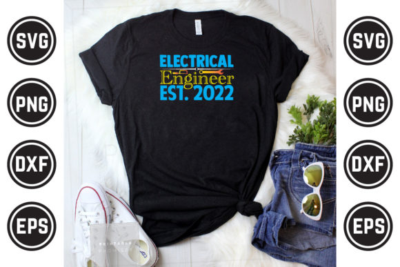 Engineer SVG T-Shirt Design 04: Graphics & Print Templates