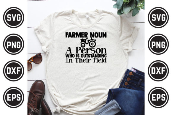 Farmer Svg T Shirt Design 03