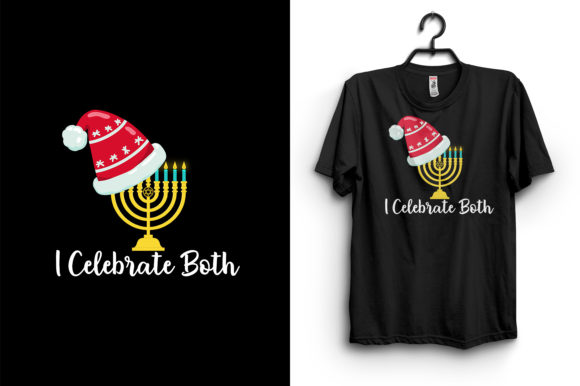 I Celebrate Both Hanukkah Graphics & Print Templates