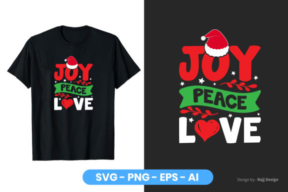 Joy Peace Love SVG T-Shirt Design: Graphics for Purpose-Driven T-Shirt Designs