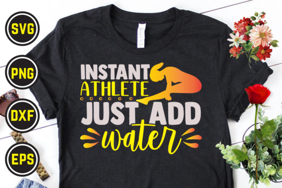 Swimming SVG T Shirt Design 05: Graphics for Print Templates