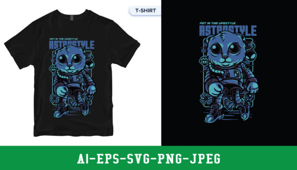 T-shirt Design - ASTROSTYLE: Graphics & Print Templates