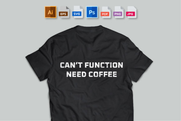 Text Base T-Shirt Design Vector: Graphics for Print Templates